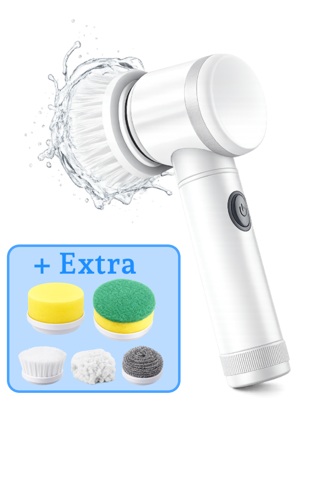 Power Spin + 5Pcs Power Spin Brush Heads Bundle