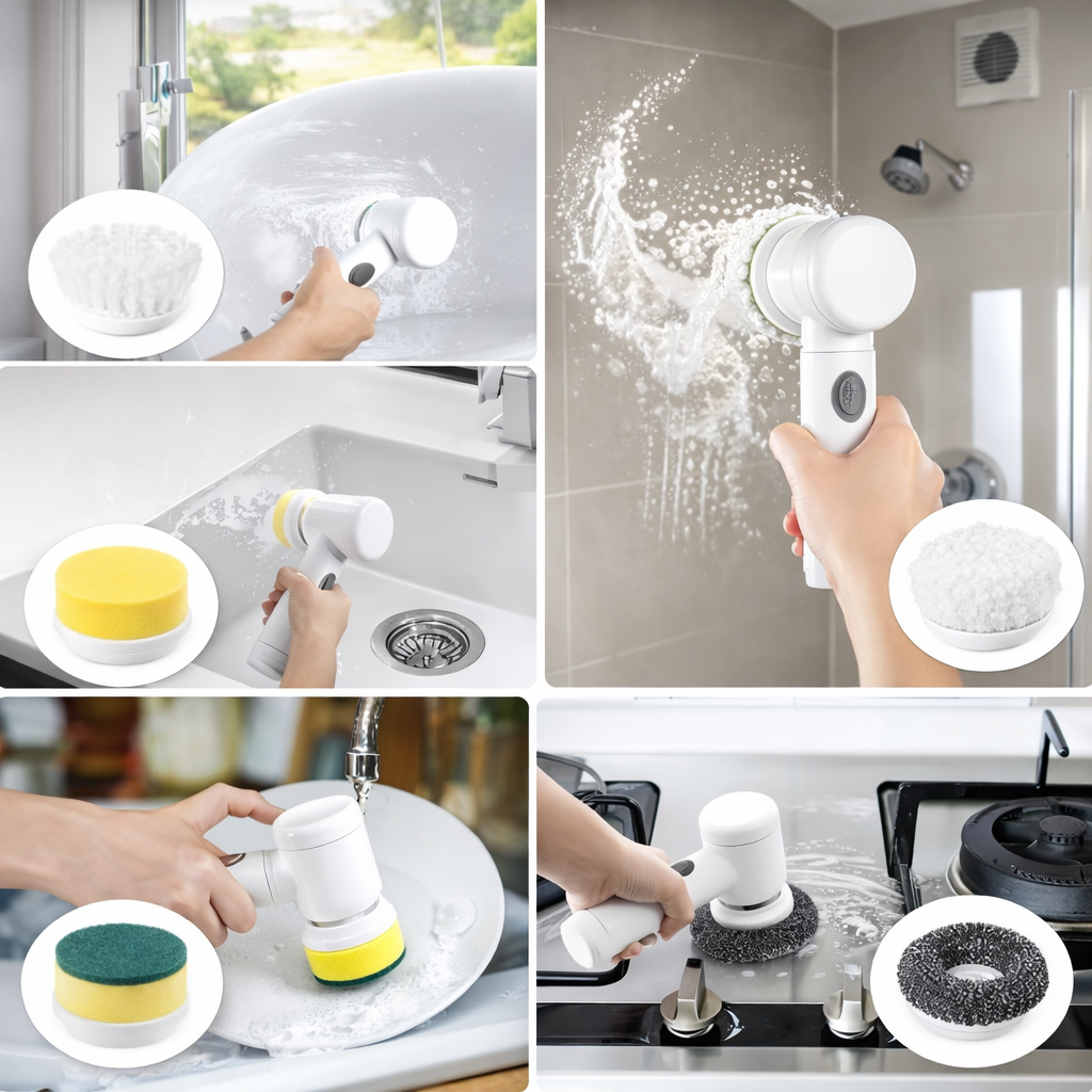 Power Spin Cordless Dish Scrubber