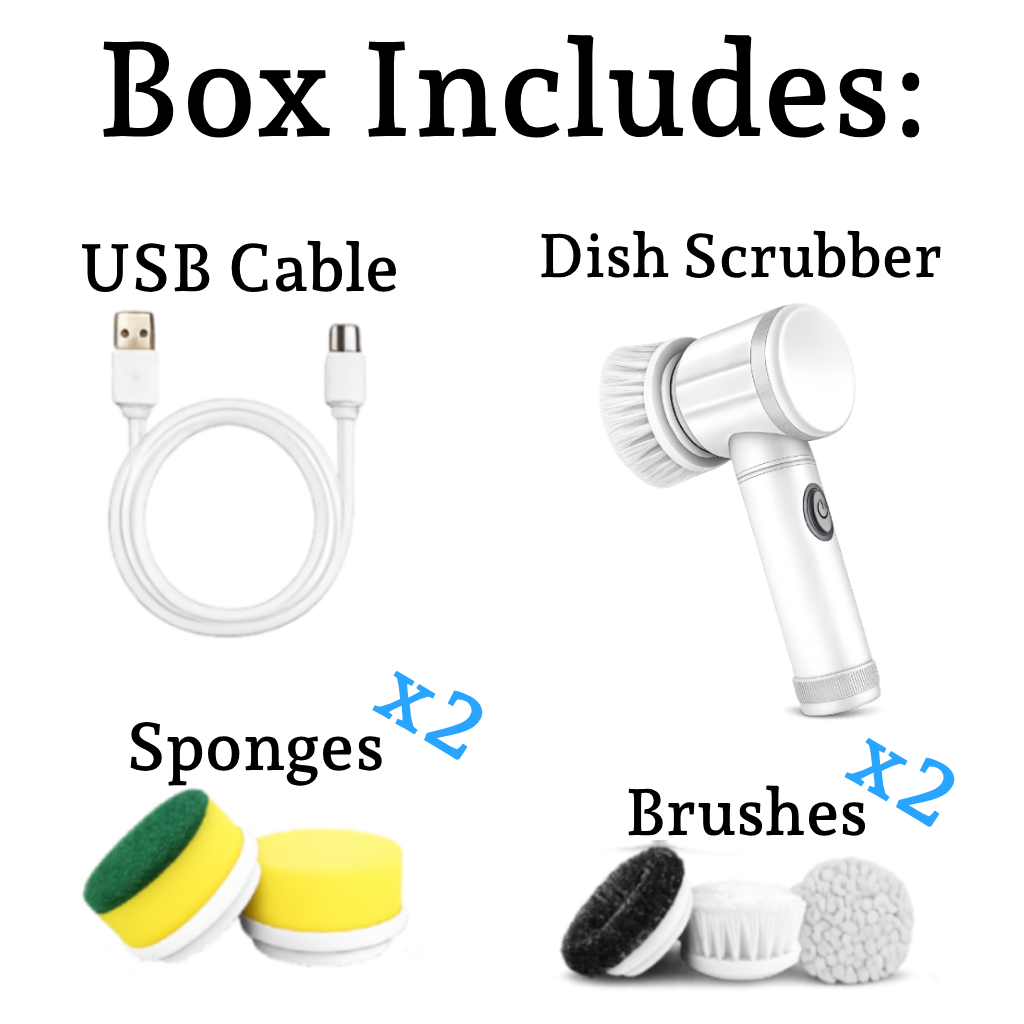 Power Spin + 5Pcs Power Spin Brush Heads Bundle