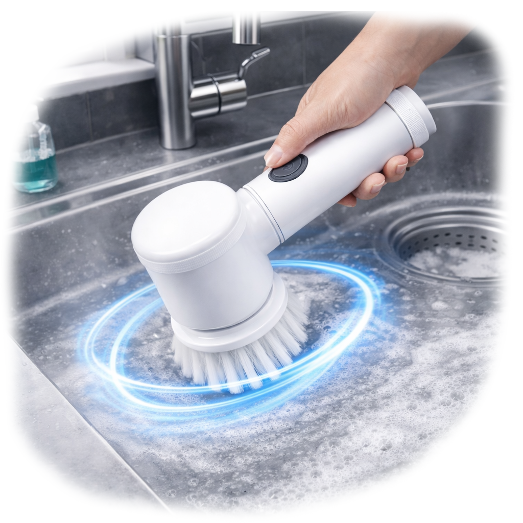 Power Spin Cordless Dish Scrubber