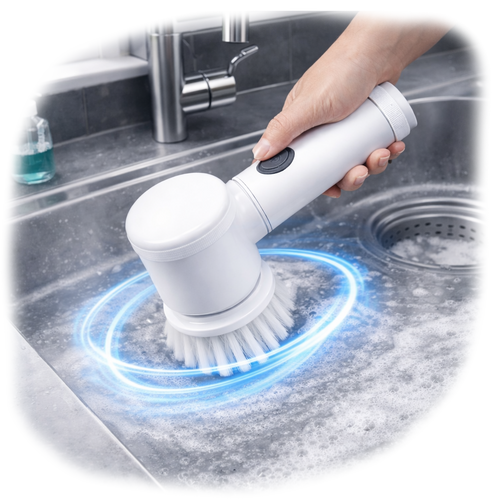 Power Spin Cordless Dish Scrubber