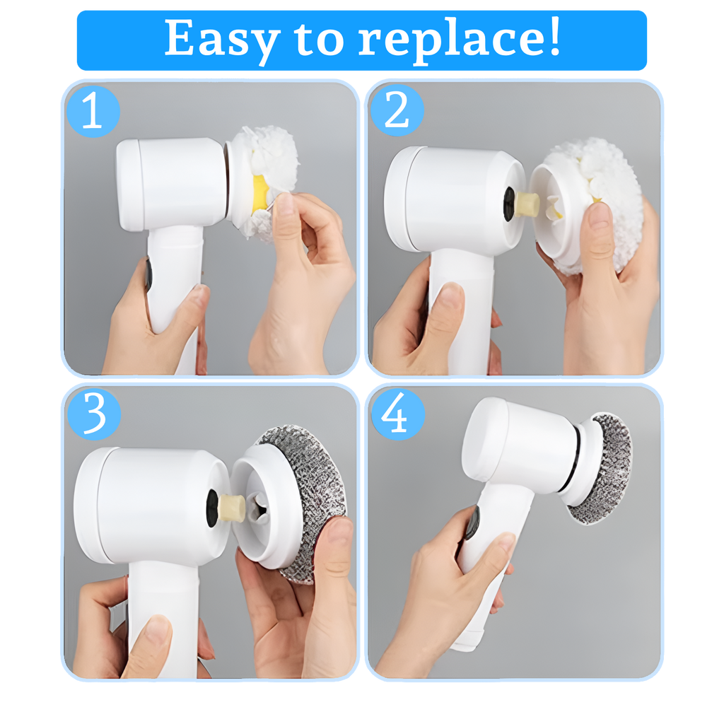 5Pcs Power Spin Brush Heads