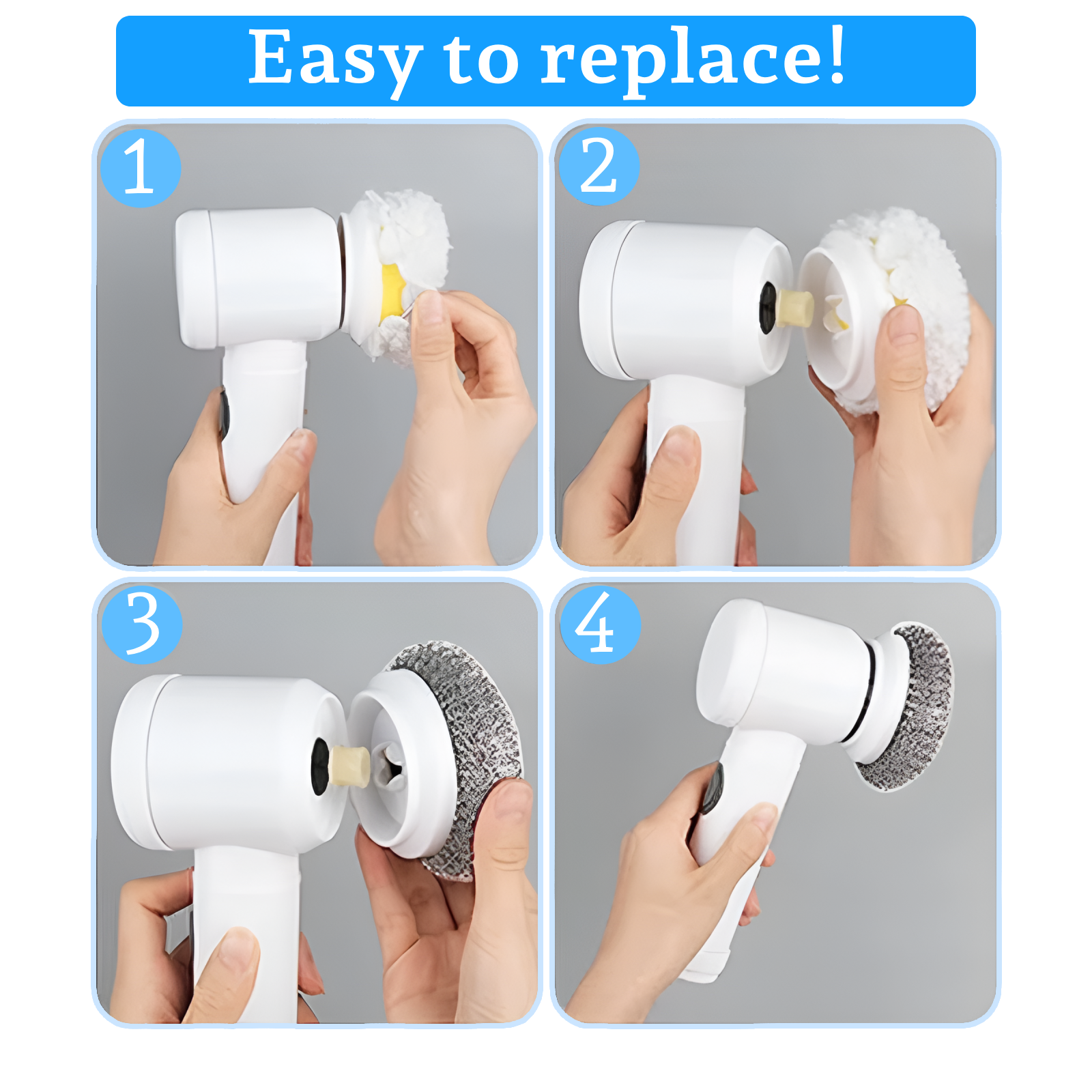 5Pcs Power Spin Brush Heads